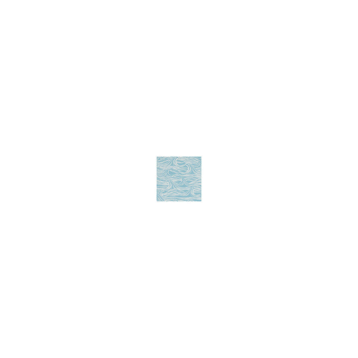 Surf Aqua by Clarke And Clarke Designer Fabric CLARKE & CLARKE LAND & SEA COTTON - 100% Turkey MEDIUM Horizontal: 13.5 and Vertical: 12.4 54 - Swanky Fabrics -