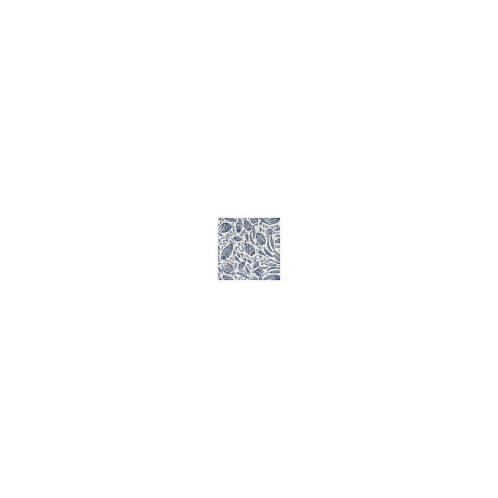 Trawler Navy by Clarke And Clarke Designer Fabric CLARKE & CLARKE LAND & SEA COTTON - 100% Turkey MEDIUM Horizontal: 13.5 and Vertical: 12.4 54 - Swanky Fabrics -