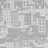 Waterside Grey by Clarke And Clarke Designer Fabric