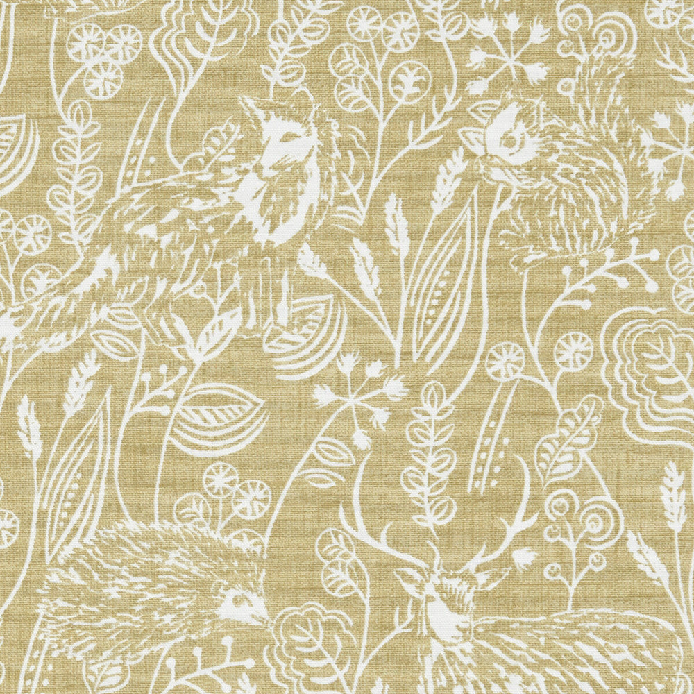 Westleton Ochre by Clarke And Clarke Designer Fabric CLARKE & CLARKE LAND & SEA COTTON - 100% Turkey MEDIUM Horizontal: 26.97 and Vertical: 15.94 54 - Swanky Fabrics -