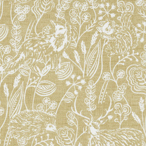 Westleton Ochre by Clarke And Clarke Designer Fabric