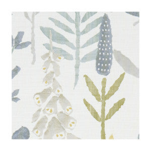 Bellflower Chambray/Honey by Clarke And Clarke Designer Fabric