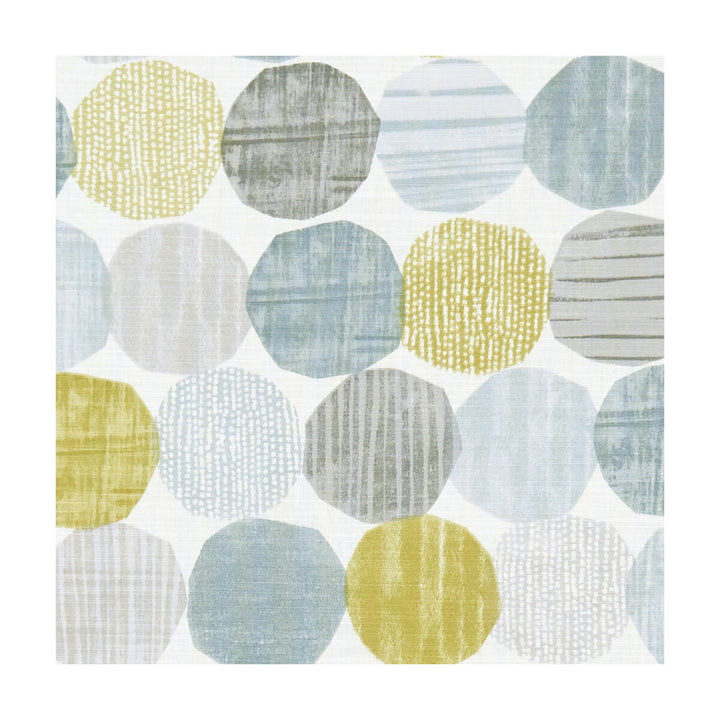Stepping Stones Mineral by Clarke And Clarke Designer Fabric CLARKE & CLARKE ROOF GARDEN COTTON - 100% Turkey MEDIUM Horizontal: 27.17 and Vertical: 12.4 54 - Swanky Fabrics -