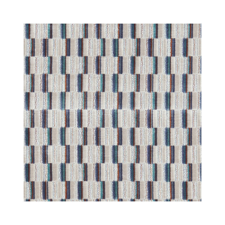 Cubis Kingfisher by Clarke And Clarke Designer Fabric CLARKE & CLARKE KALEIDOSCOPE POLYESTER - 56%;VISCOSE - 36%;COTTON - 8% India HEAVY Horizontal: 2.24 and Vertical: 2.28 54 - Swanky Fabrics -