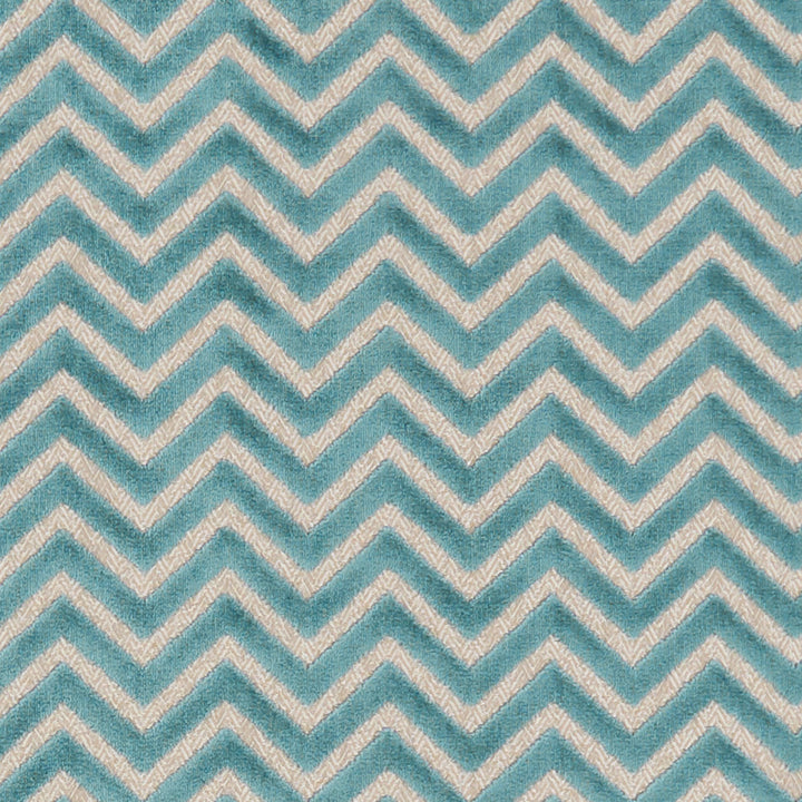F1243 12 Prisma Teal by Clarke and Clarke Designer Fabric CLARKE & CLARKE POLYESTER - 59%;VISCOSE - 41% India HEAVY Horizontal: 2.28 and Vertical: 1.02 54 - Swanky Fabrics -