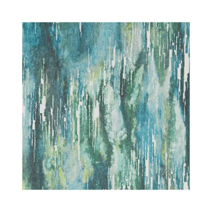 Umbra Peacock by Clarke And Clarke Designer Fabric CLARKE & CLARKE KALEIDOSCOPE POLYESTER - 50%;VISCOSE - 50% India MEDIUM Horizontal: 13.58 and Vertical: 23.23 54 - Swanky Fabrics -