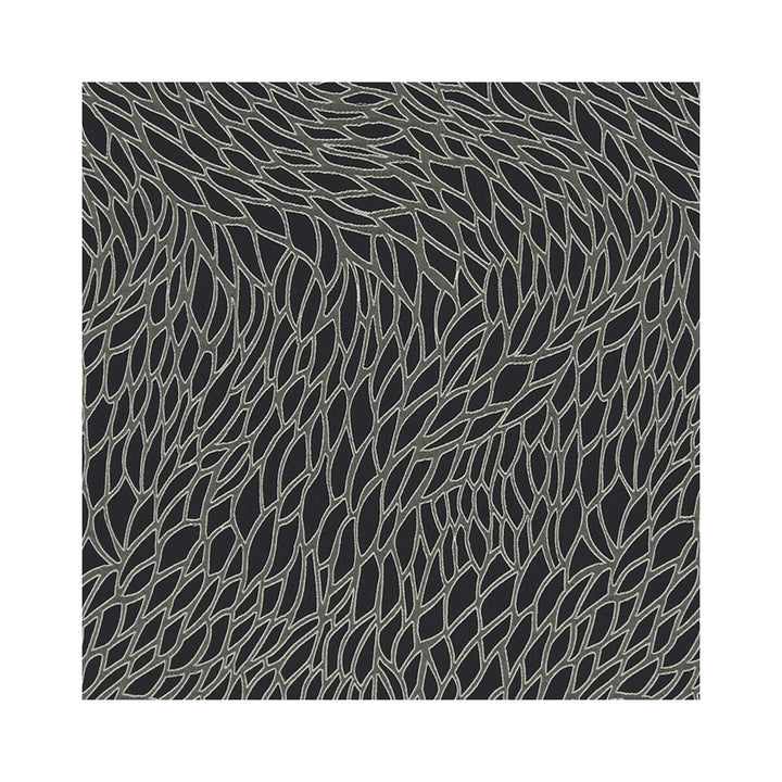 Corallino Nero by Clarke And Clarke Designer Fabric CLARKE & CLARKE LUSSO 2 COTTON - 53%;POLYESTER - 47% India MEDIUM Horizontal: 9.17 and Vertical: 20.67 54 - Swanky Fabrics -