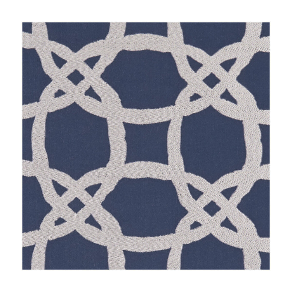 Fascino Midnight by Clarke And Clarke Designer Fabric CLARKE & CLARKE LUSSO 2 POLYESTER - 71%;COTTON - 29% India Horizontal: 6.77 and Vertical: 6.3 54 - Swanky Fabrics -