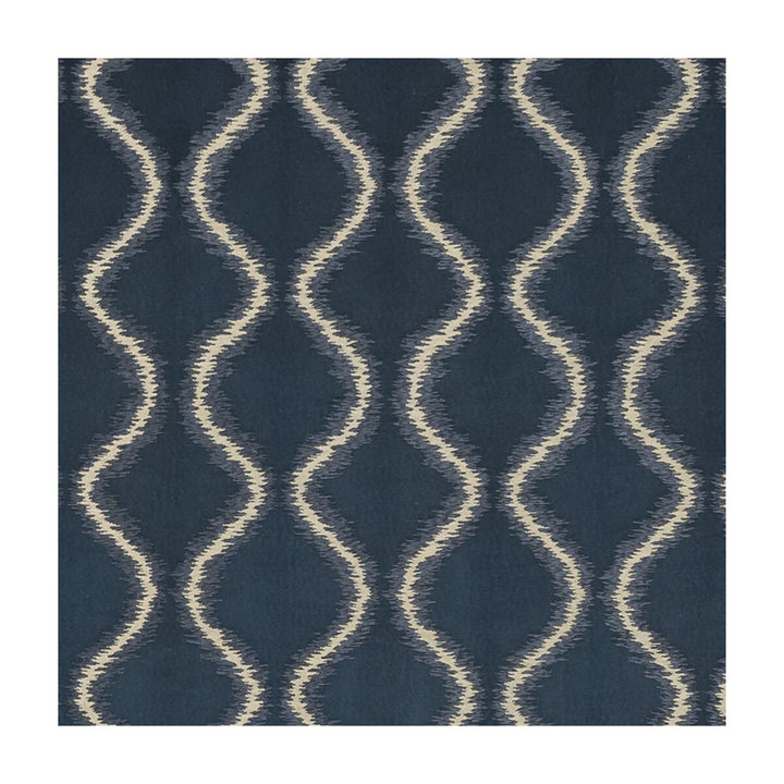 Solare Midnight by Clarke And Clarke Designer Fabric CLARKE & CLARKE LUSSO 2 POLYESTER - 57%;COTTON - 43% India Horizontal: 9.09 and Vertical: 11.1 54 - Swanky Fabrics -