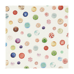 Button Box Cream by Clarke And Clarke Designer Fabric