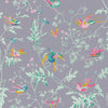 Hummingbirds Silk - Purple F125/1002.CS.0 by Cole & Son Designer Fabric