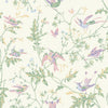 Hummingbirds Cotton Print - Blush/Sage F125/3009.CS.0 by Cole & Son Designer Fabric