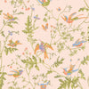 Hummingbirds Cotton Print - Orange F125/3010.CS.0 by Cole & Son Designer Fabric
