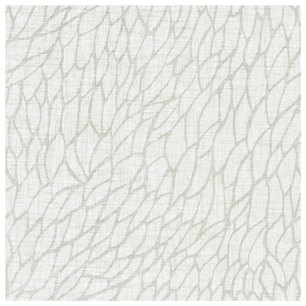 Corallino Sheer Chalk/Silver by Clarke And Clarke Designer Fabric CLARKE & CLARKE LUSSO SHEERS POLYESTER - 100% Turkey - Horizontal: 9.84 and Vertical: 22.05 117 - Swanky Fabrics -