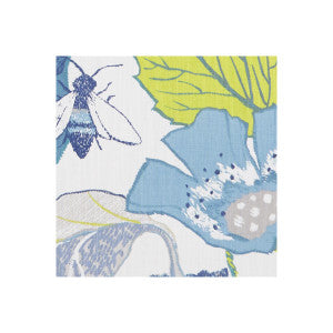 Lotus Apple/Denim by Clarke And Clarke Designer Fabric