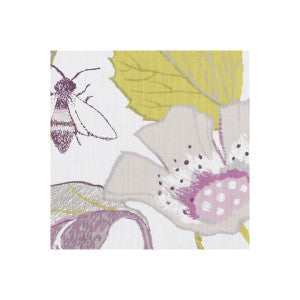 Lotus Damson/Jade by Clarke And Clarke Designer Fabric