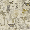 Botany Charcoal/Chartreuse by Clarke And Clarke Designer Fabric