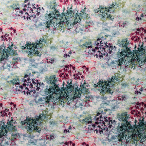 Fiore Slate/Amethyst by Clarke And Clarke Designer Fabric