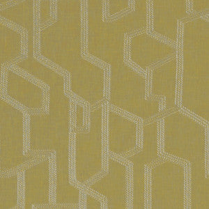 Labyrinth Citron by Clarke And Clarke Designer Fabric