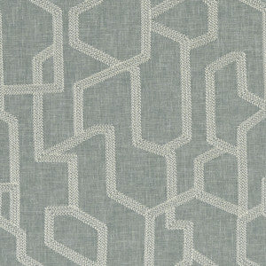 Labyrinth Mineral by Clarke And Clarke Designer Fabric