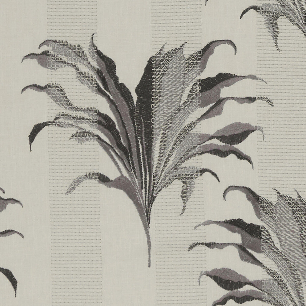 Palma Charcoal by Clarke And Clarke Fabric Clarke And Clarke Fabric Palma CharcoalFabric CLARKE & CLARKE EXOTICA POLYESTER - 52%;COTTON - 48% India </p><p>Repeat: H: 17, V: 12.875 54 - Fabric Carolina -
