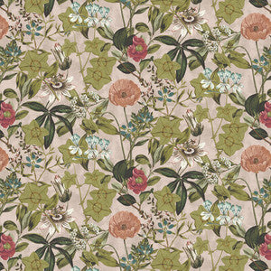 Passiflora Blush Velvet by Clarke And Clarke Designer Fabric