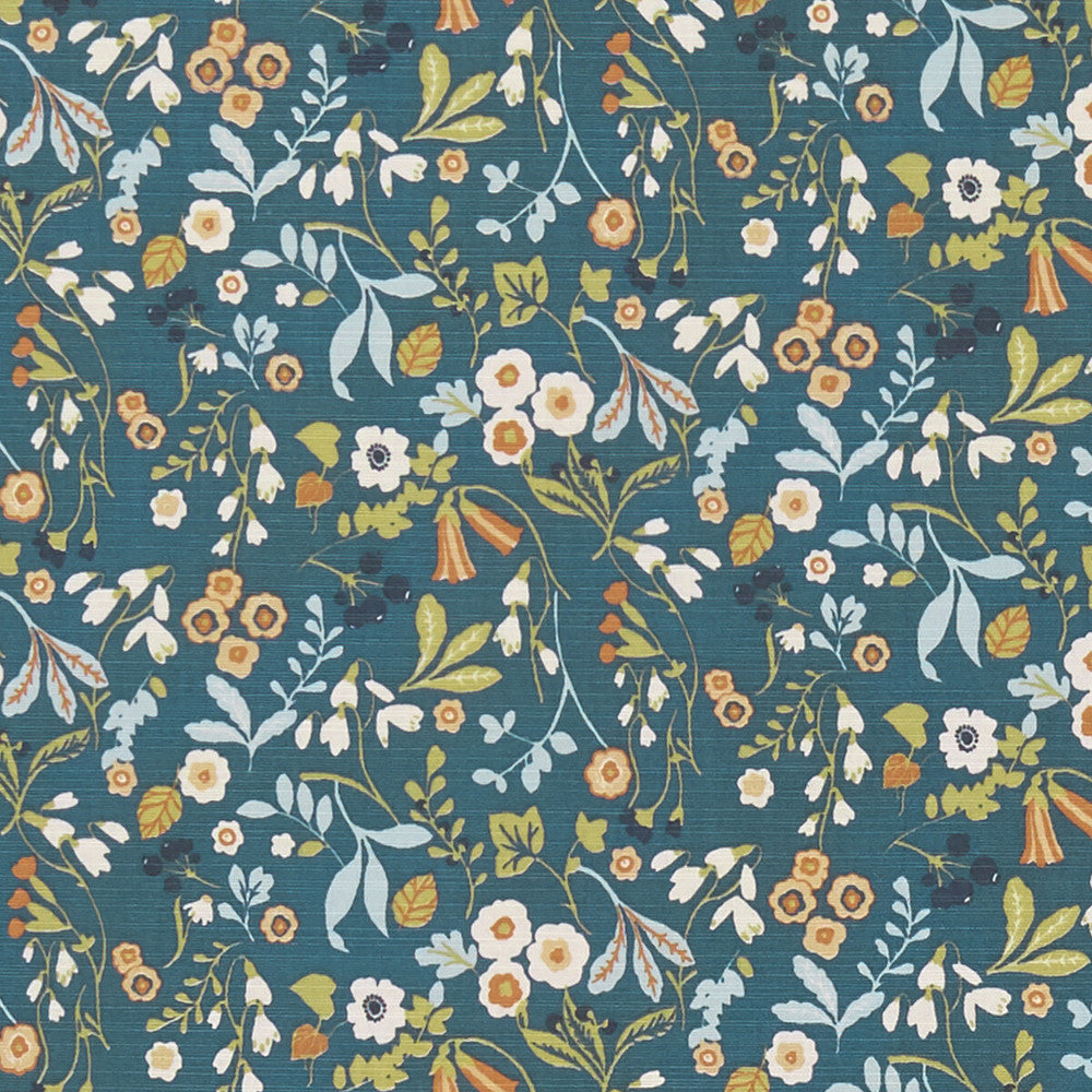 Ashbee Denim/Spice by Clarke And Clarke Fabric Clarke And Clarke Fabric Ashbee Denim/SpiceFabric CLARKE & CLARKE SHERWOOD COTTON - 100% Turkey </p><p>Repeat: H: , V: 54 - Fabric Carolina -