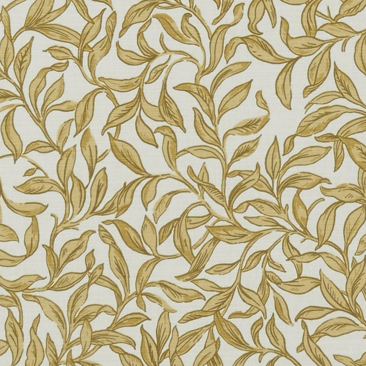 Entwistle Gold by Clarke And Clarke Designer Fabric CLARKE & CLARKE SHERWOOD COTTON - 100% Turkey MEDIUM Horizontal: and Vertical: 54 - Swanky Fabrics -