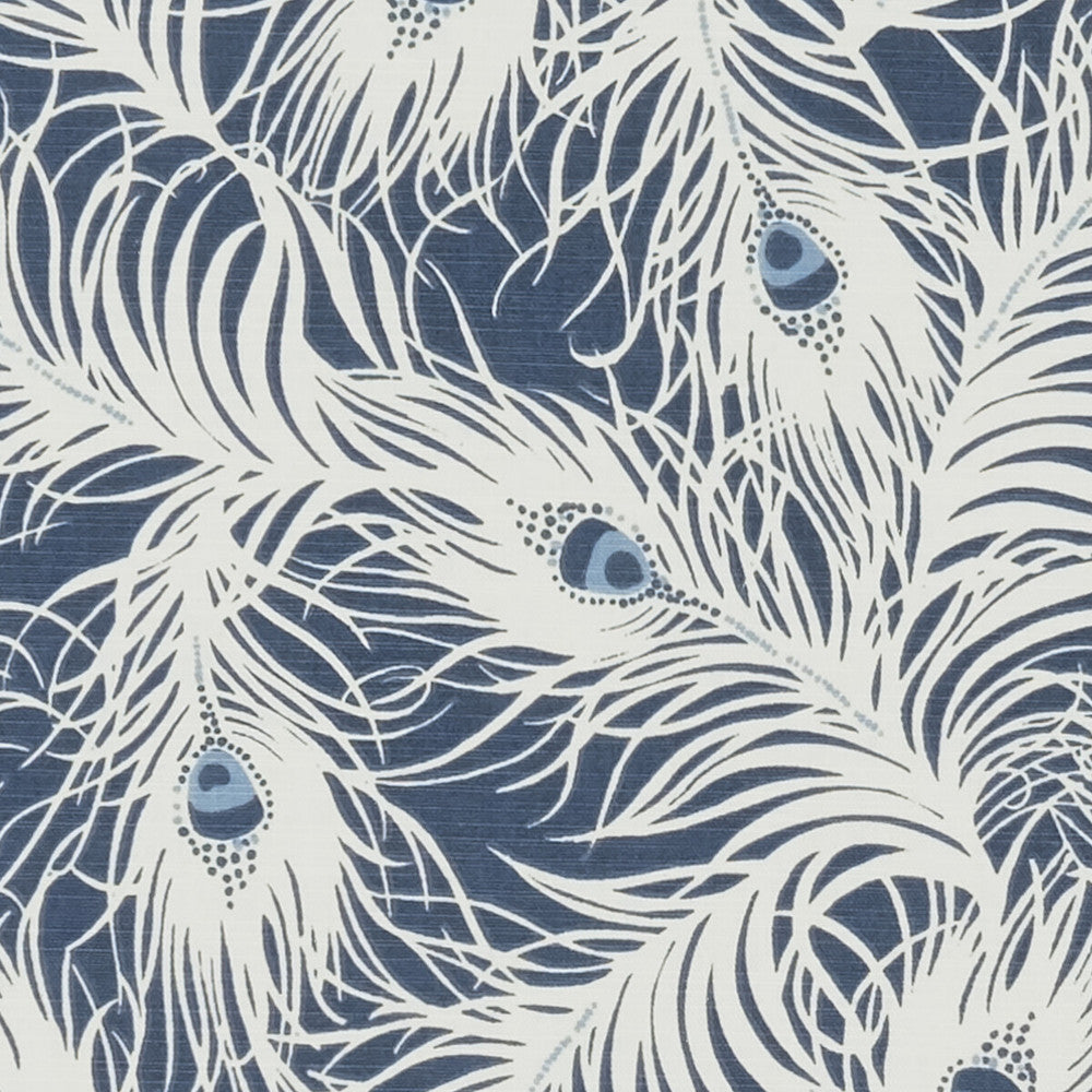 Harper Denim by Clarke And Clarke Designer Fabric CLARKE & CLARKE SHERWOOD COTTON - 100% Turkey MEDIUM Horizontal: - and Vertical: - 54 - Swanky Fabrics -