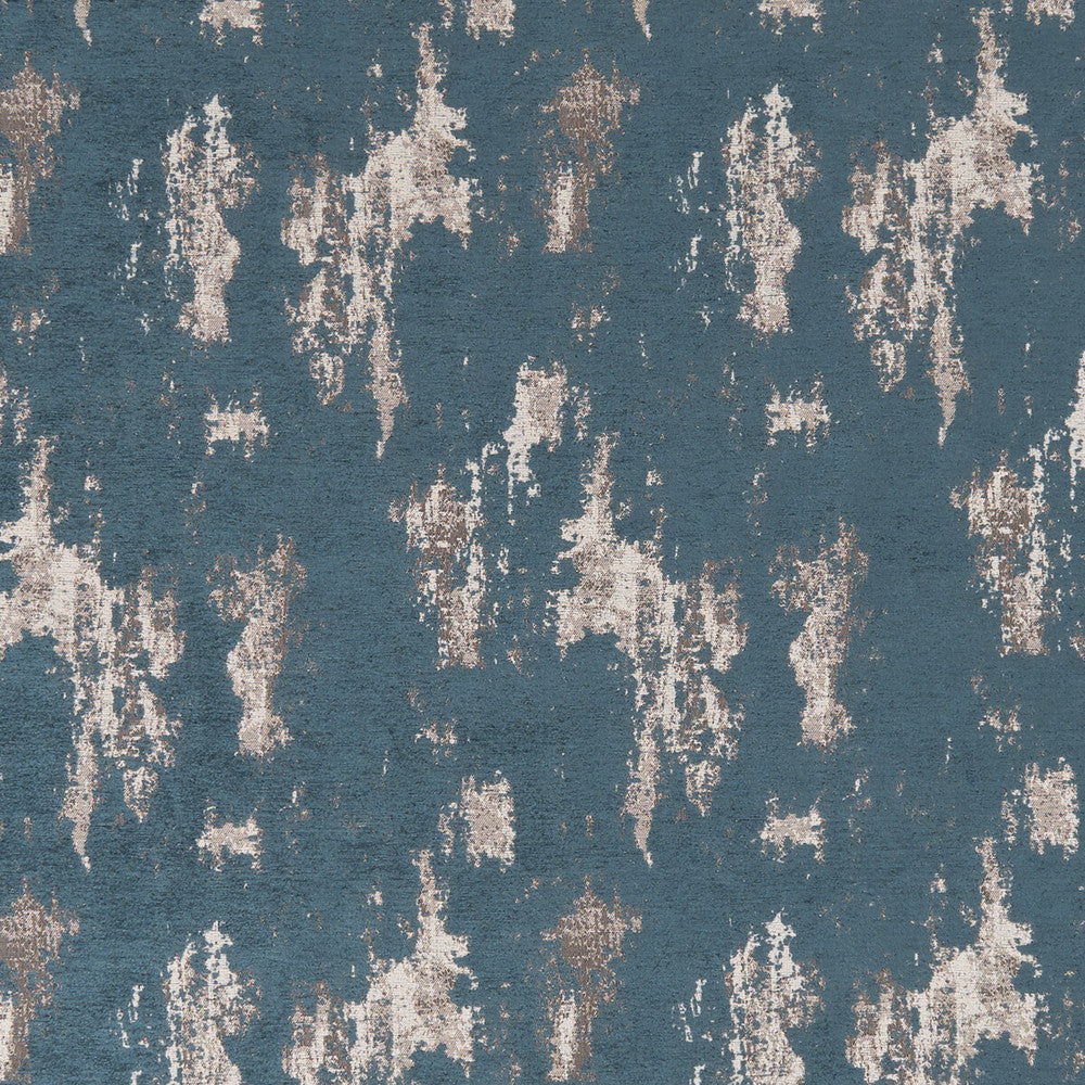 Monterrey Teal by Clarke And Clarke Designer Fabric CLARKE & CLARKE AVALON VISCOSE - 43%;COTTON - 33%;POLYESTER - 24% Turkey MEDIUM Horizontal: 13.5 and Vertical: 20.5 54 - Swanky Fabrics -