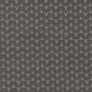 Zion Charcoal by Clarke And Clarke Designer Fabric
