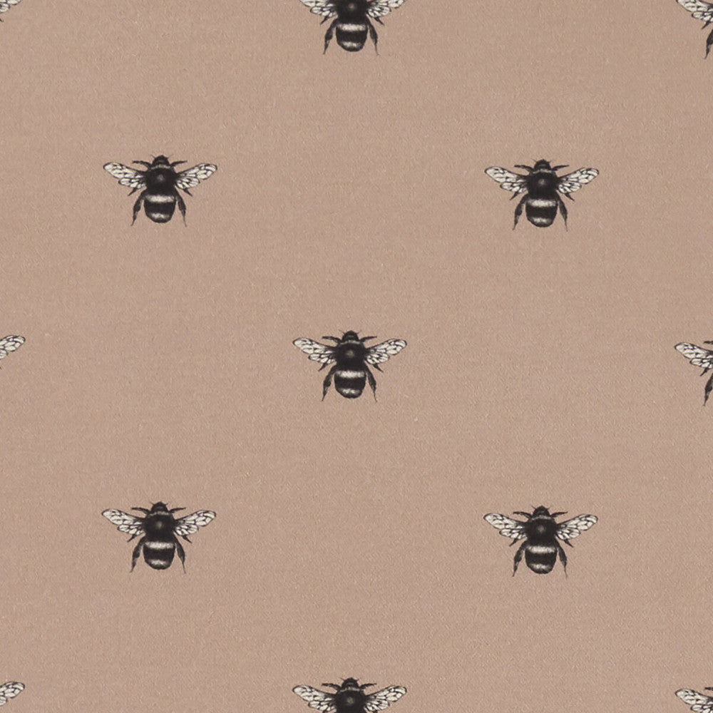 Abeja Blush by Clarke And Clarke Designer Fabric CLARKE & CLARKE EDEN COTTON - 90%;LINEN - 10% Spain MEDIUM Horizontal: 6.75 and Vertical: 6.375 54.375 - Swanky Fabrics -