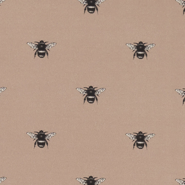 Abeja Blush by Clarke And Clarke Designer Fabric CLARKE & CLARKE EDEN COTTON - 90%;LINEN - 10% Spain MEDIUM Horizontal: 6.75 and Vertical: 6.375 54.375 - Swanky Fabrics -