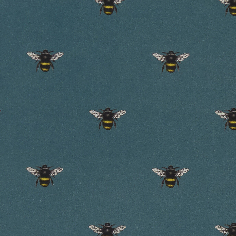 Abeja Teal by Clarke And Clarke Fabric Clarke And Clarke Fabric Abeja TealFabric CLARKE & CLARKE EDEN COTTON - 90%;LINEN - 10% Spain </p><p>Repeat: H: 6.75, V: 6.375 54.375 - Fabric Carolina -