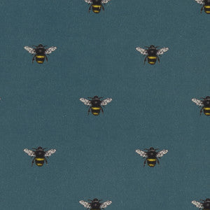 Abeja Teal by Clarke And Clarke Designer Fabric