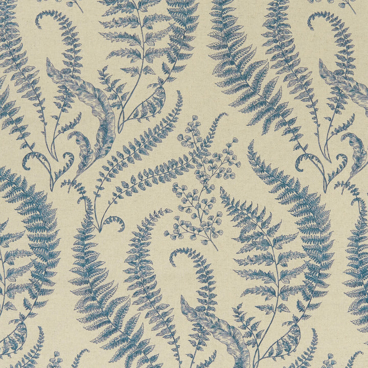 Folium Denim by Clarke And Clarke Fabric Clarke And Clarke Fabric Folium DenimFabric CLARKE & CLARKE EDEN COTTON - 90%;LINEN - 10% Spain </p><p>Repeat: H: 17.75, V: 31.5 54.375 - Fabric Carolina -