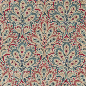 Persia Denim/Raspberry by Clarke And Clarke Designer Fabric