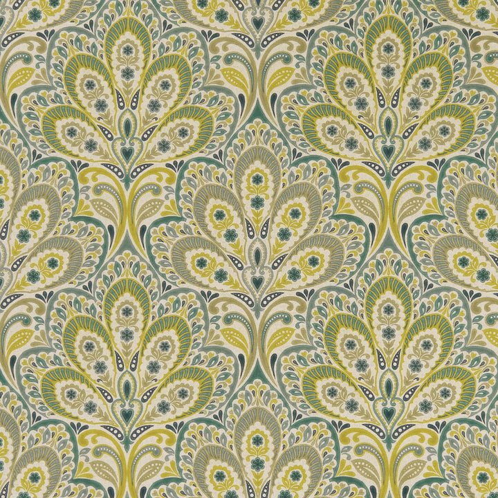Persia Mineral by Clarke And Clarke Designer Fabric CLARKE & CLARKE EDEN COTTON - 90%;LINEN - 10% Spain MEDIUM Horizontal: 13.375 and Vertical: 13.5 54.375 - Swanky Fabrics -
