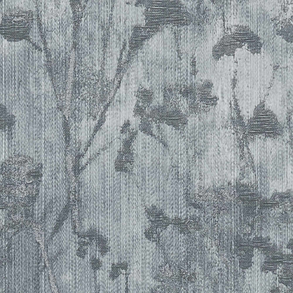 Silhouette Charcoal by Clarke And Clarke Designer Fabric CLARKE & CLARKE DIFFUSION POLYESTER - 51%;COTTON - 26%;NYLON - 23% India Horizontal: 18.25 and Vertical: 25.188 54.75 - Swanky Fabrics -