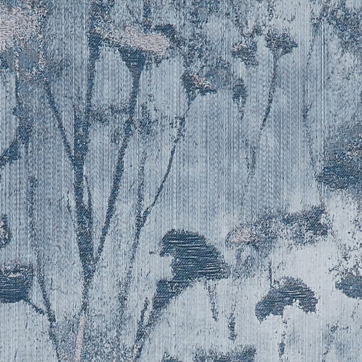 Silhouette Denim by Clarke And Clarke Designer Fabric CLARKE & CLARKE DIFFUSION POLYESTER - 51%;COTTON - 26%;NYLON - 23% India Horizontal: 18.25 and Vertical: 25.188 54.75 - Swanky Fabrics -