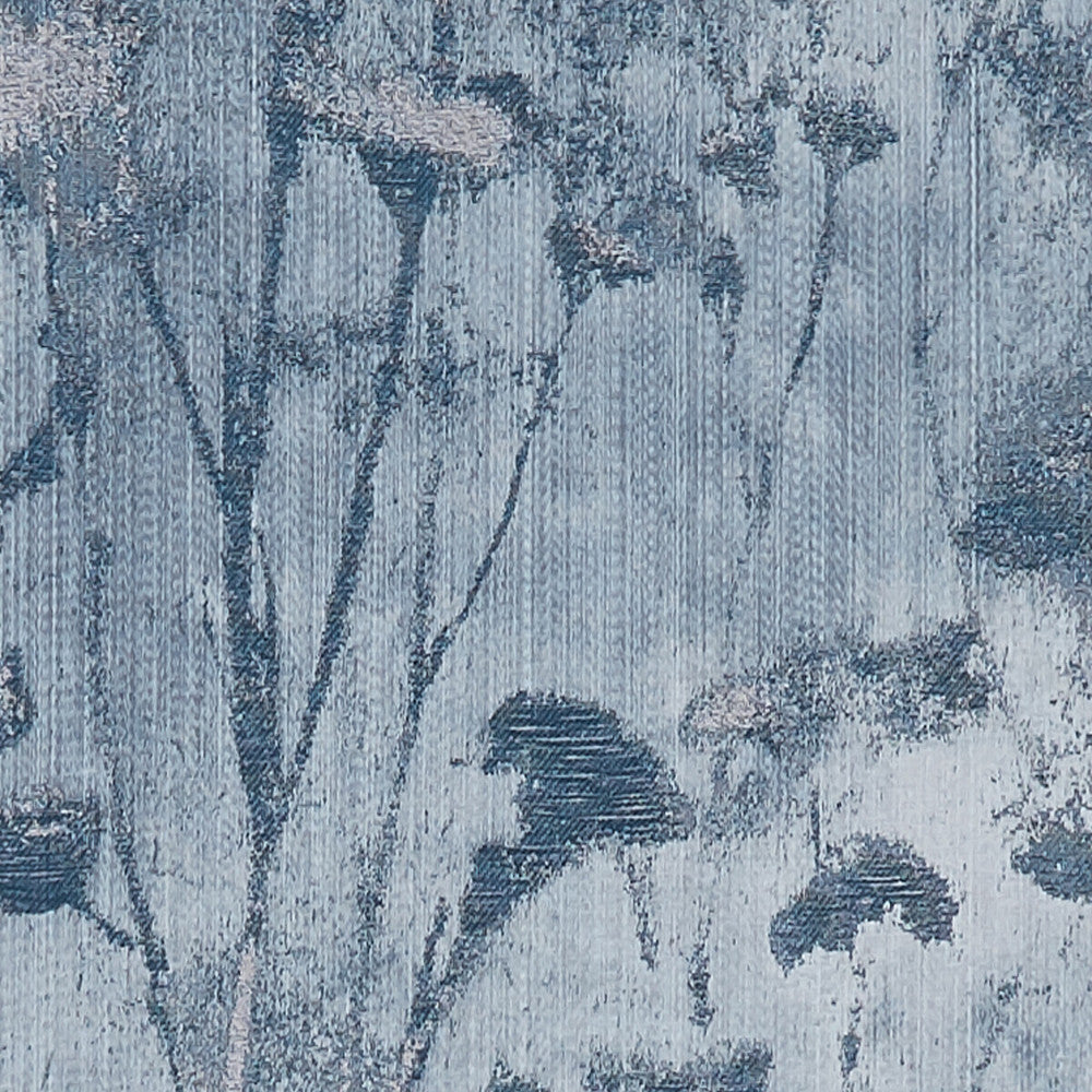 Silhouette Denim by Clarke And Clarke Designer Fabric CLARKE & CLARKE DIFFUSION POLYESTER - 51%;COTTON - 26%;NYLON - 23% India Horizontal: 18.25 and Vertical: 25.188 54.75 - Swanky Fabrics -