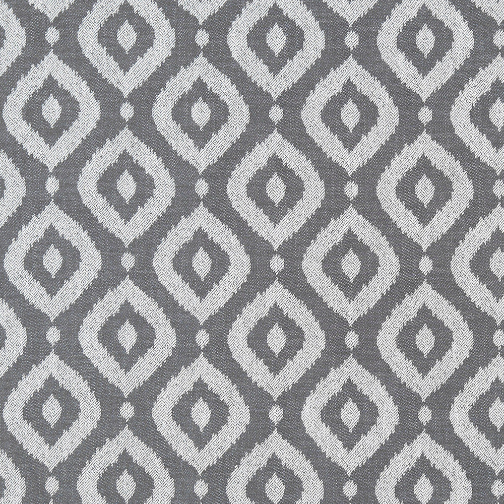 Soraya Charcoal by Clarke And Clarke Designer Fabric CLARKE & CLARKE PRINCE OF PERSIA POLYESTER - 64%;VISCOSE - 25%;LINEN - 11% India HEAVY Horizontal: 6.938 and Vertical: 7.125 55.625 - Swanky Fabrics -