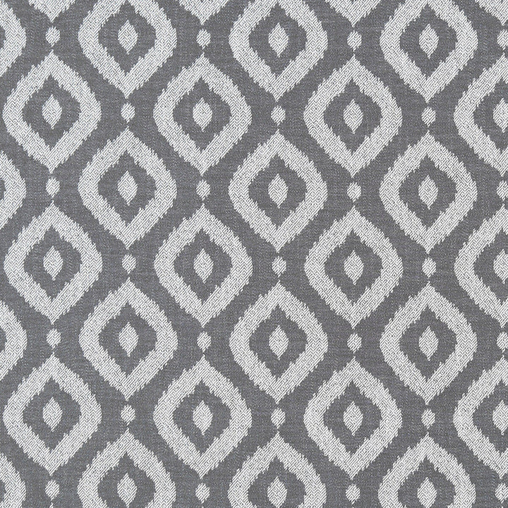 Soraya Charcoal by Clarke And Clarke Designer Fabric CLARKE & CLARKE PRINCE OF PERSIA POLYESTER - 64%;VISCOSE - 25%;LINEN - 11% India HEAVY Horizontal: 6.938 and Vertical: 7.125 55.625 - Swanky Fabrics -