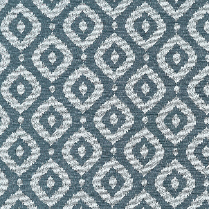 Soraya Denim by Clarke And Clarke Designer Fabric CLARKE & CLARKE PRINCE OF PERSIA POLYESTER - 64%;VISCOSE - 25%;LINEN - 11% India HEAVY Horizontal: 6.938 and Vertical: 7.125 55.625 - Swanky Fabrics -