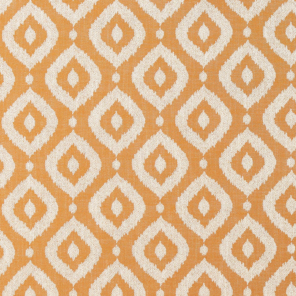 Soraya Spice by Clarke And Clarke Designer Fabric CLARKE & CLARKE PRINCE OF PERSIA POLYESTER - 64%;VISCOSE - 25%;LINEN - 11% India HEAVY Horizontal: 6.938 and Vertical: 7.125 55.625 - Swanky Fabrics -