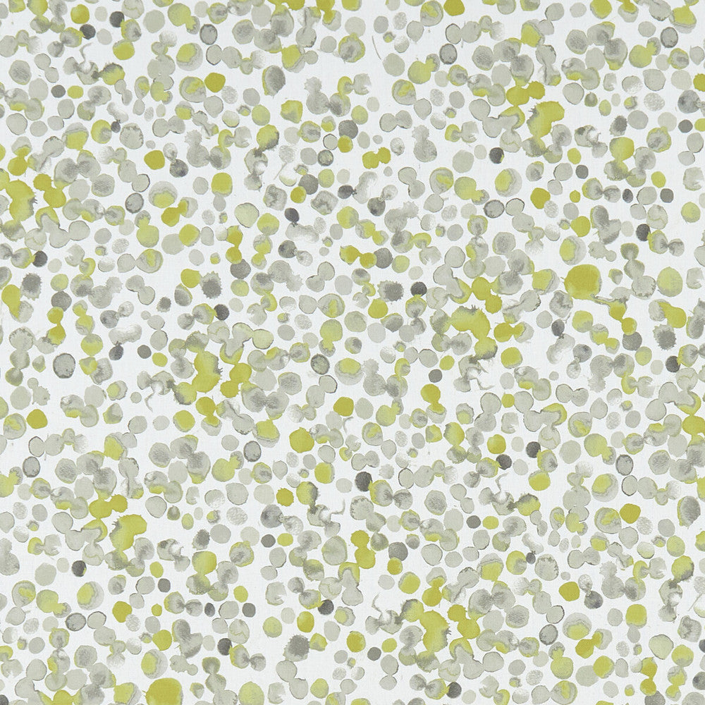Lugar Chartreuse by Clarke And Clarke Designer Fabric CLARKE & CLARKE PALMERO COTTON - 100% Spain MEDIUM Horizontal: 13.625 and Vertical: 27.625 54 - Swanky Fabrics -