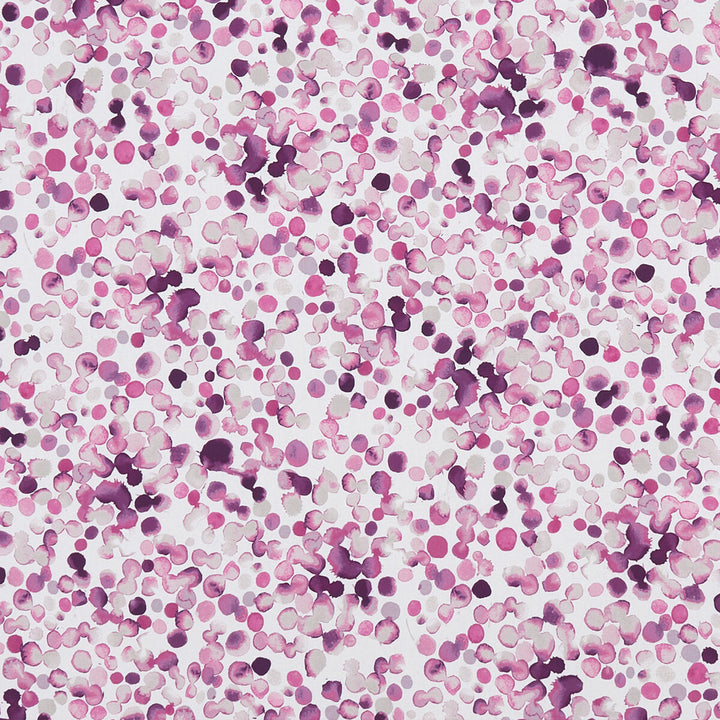 Lugar Magenta by Clarke And Clarke Designer Fabric CLARKE & CLARKE PALMERO COTTON - 100% Spain MEDIUM Horizontal: 13.625 and Vertical: 27.625 54 - Swanky Fabrics -