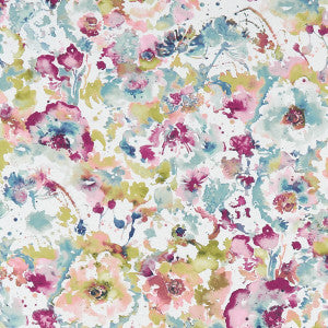Florrie Sorbet by Clarke And Clarke Designer Fabric