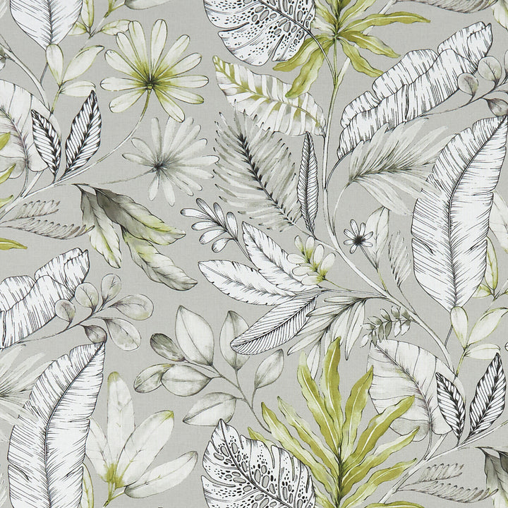 Tropicana Smoke by Clarke And Clarke Fabric Clarke And Clarke Fabric Tropicana SmokeFabric CLARKE & CLARKE PALMERO COTTON - 100% Spain </p><p>Repeat: H: 18, V: 22.125 54 - Fabric Carolina -