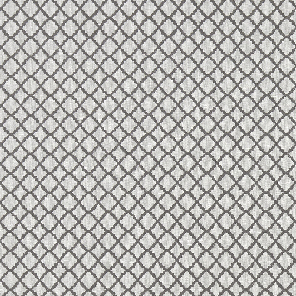 Ariyana Charcoal by Clarke And Clarke Designer Fabric CLARKE & CLARKE PRINCE OF PERSIA COTTON - 61%;POLYESTER - 24%;VISCOSE - 15% India - Horizontal: 1.625 and Vertical: 1.625 50.5 - Swanky Fabrics -